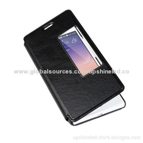 PU Leather Mobile Phone Case for Huawei Ascend P7, ODM/OEM Orders Welcomed